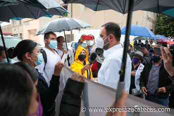 Atiende el gobernador Tello a personal del sector salud - Express Zacatecas