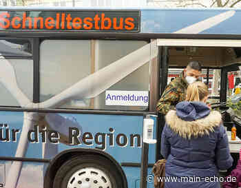 Wie der neue Schnelltestbus durch Aschaffenburg tourt - Main-Echo