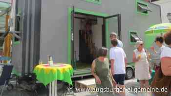 Warum auf dem Aichacher Tandlmarkt ein Tiny Haus steht - Augsburger Allgemeine