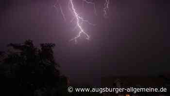 Unwetter sorgt für Stromausfälle, eine überflutete Wohnung und überschwemmte Keller - Augsburger Allgemeine