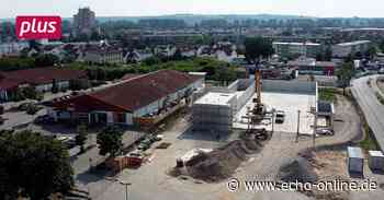 Bischofsheim Aldi-Markt in Bischofsheim nimmt Gestalt an - Echo Online