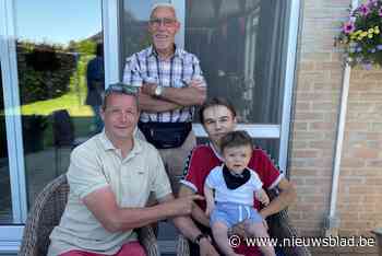 Roger De Jaeger trotse overgrootvader van viergeslacht
