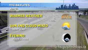 Calgary weather for Monday, June 21 - CTV Toronto