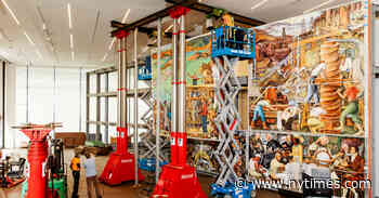 How Do You Move a 30-Ton Diego Rivera Fresco? Very Carefully.