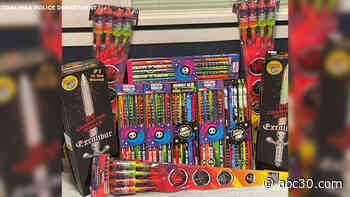 50 pounds of illegal fireworks seized during Coalinga traffic stop