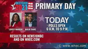 Primary Day: Mayoral candidate Malik Evans casts his vote