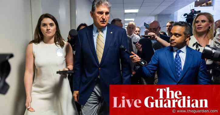 Manchin backs debate on voting rights bill but Republicans set to block Democrats’ effort – live