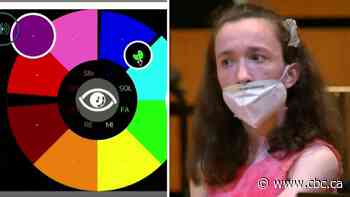 New software allows young woman with cerebral palsy to play harp