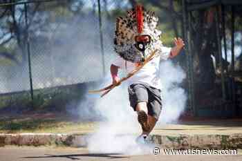 Police Tear Gas Indigenous Protest for Land Rights in Brazil