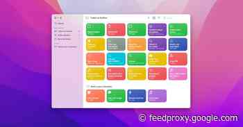 Hands-on: macOS Monterey brings new Shortcuts app