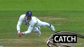 New Zealand v India: 'He's perished!' - Gill takes great catch to dismiss Taylor
