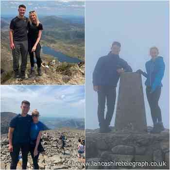 Couple complete 3 Peaks Challenge for East Lancashire Hospice