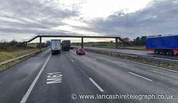 Heavy traffic as one lane of M61 closed near Chorley