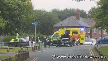 Motorcycle rider flees scene after morning crash in Bolton