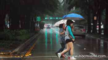 Scattered Rain Showers in South Florida as Rainy Weather Pattern Continues Throughout Work Week