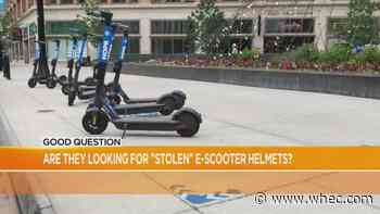 Good Question: Are they looking for 'stolen' e-scooter helmets?