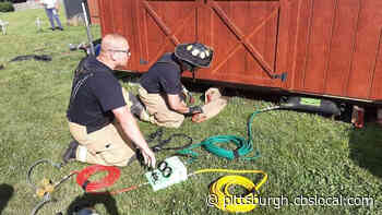 Firefighters Rescue Dog Trapped Under A Shed In South Park Township