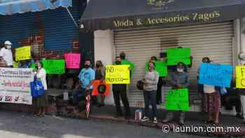 Protesta de la ANUEE en Cuernavaca - Unión de Morelos