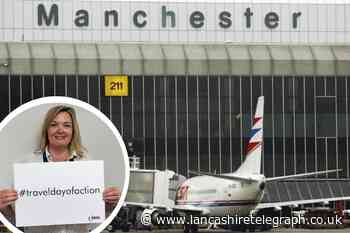 Manchester Airport holding protest over travel restrictions