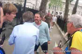 Second man charged after BBC journalist chased by protesters
