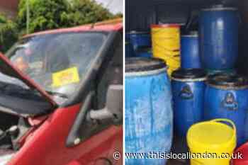 Five vans seized in fly-tipping operation in Dartford