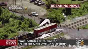 Train, Tractor Trailer Collide In Glassport