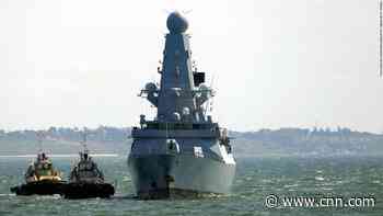 Russian forces confront British warship in Black Sea military encounter