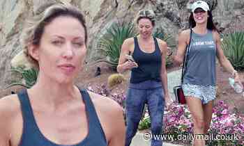 Braunwyn Windham-Burke works up a sweat with new girlfriend Fernanda Rocha in Palm Springs