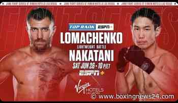 Lomachenko needs decisive win over Nakatani for possible Teofimo rematch