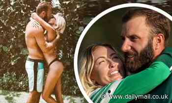 Paulina Gretzky sizzles in a skimpy bikini while celebrating her boyfriend Dustin Johnson's birthday