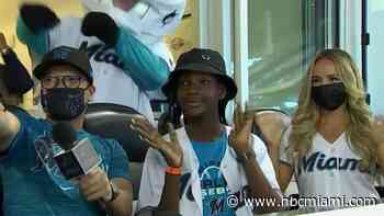 Showing Her Authentic Self: Deerfield Beach Teen Surprised at Marlins Game