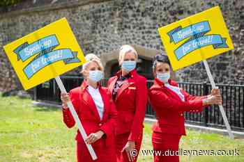 Cabin crew and pilots join hundreds in travel sector protest - Dudley News