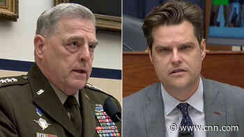 General's response to GOP lawmaker's question leaves him shaking his head