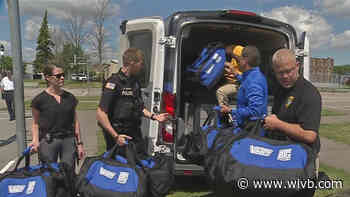 Victory Sports donates activity bags to Niagara Falls PD, encouraging community engagement