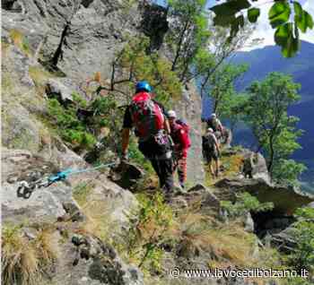 Naturno: soccorso a 5 scalatori bloccati sulla via ferrata Hoachwool - La Voce di Bolzano