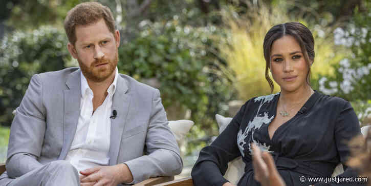 Prince Harry & Meghan Markle's Oprah Interview Is Mirrored In First Look at Lifetime's Third Movie About The Couple