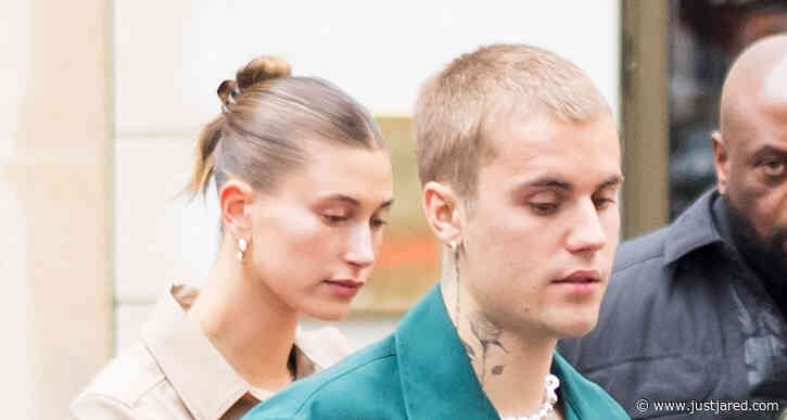 Hailey & Justin Bieber Go For Seafood On Paris Date Night