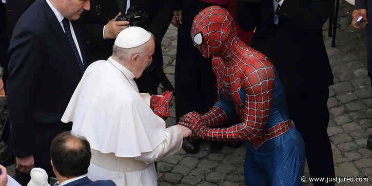 Pope Francis Meets Spider-Man During Weekly Service at The Vatican