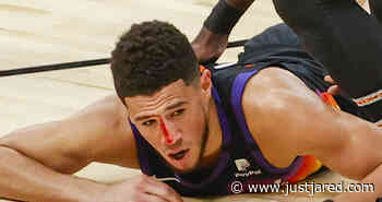 NBA Star Devin Booker Had His Nose Busted Open During NBA Game
