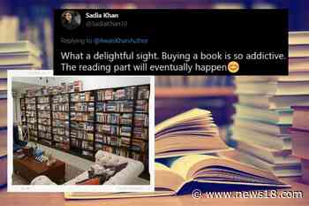 Author Shares Photo of Personal Library With 4,000 Books, Netizens Call it Delig - News18