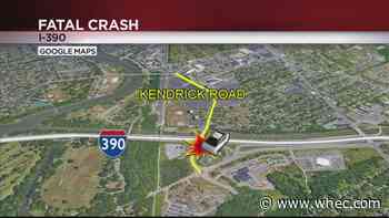 Troopers: Man dead after 1-car crash on I-390