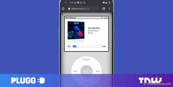 Remember iPods? This one lives in your browser and plays Spotify
