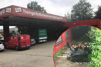 Feuer an der Burgertanke in Chemnitz! Zündelei geht weiter - TAG24
