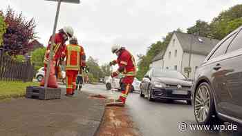 Netphen: Große Menge Diesel fließt in Kanalisation - Westfalenpost