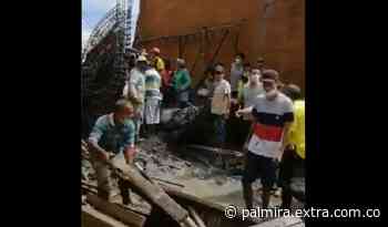 [VIDEO] Se desplomó muro en el municipio de Los Santos, Santander - Extra Palmira