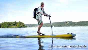 Berufsverkehr auf Bayerns Seen - Mit dem SUP zur Arbeit - Süddeutsche Zeitung