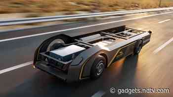 French Engineering Firm Gaussin Unveils 'World's First' 100 Percent Hydrogen-Powered Skateboard for Freight Trucks