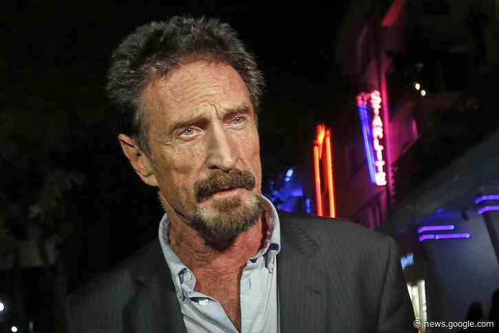 John McAfee, software pioneer turned fugitive, dead at 75 - The Associated Press