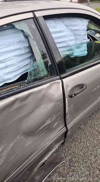 Motorbike crashes into car on Chester Lane, Sutton Manor - St Helens Star