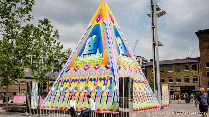 Adam Nathaniel Furman unveils "monumentally joyful" pyramid at King's Cross